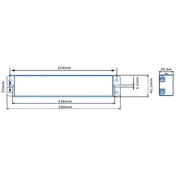 Emergency Battery, 8W/90 Min, LED Vapor Tight Fixtures